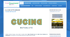 Desktop Screenshot of parisgourmand.com
